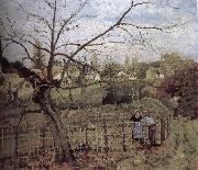 Camille Pissarro fence Spain oil painting artist
